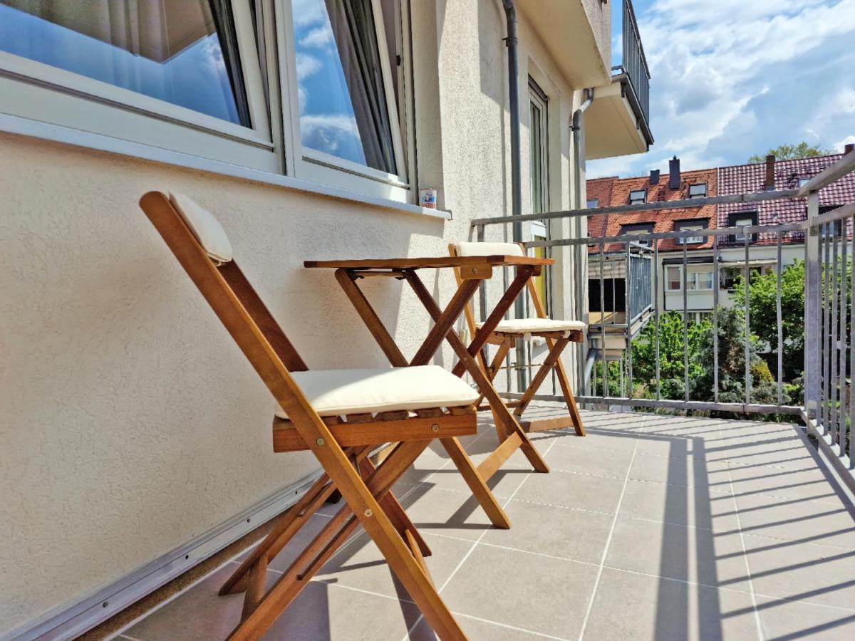 Happyside O Free Park O Balkon O Nespresso O Wlan Lägenhet Leipzig Exteriör bild